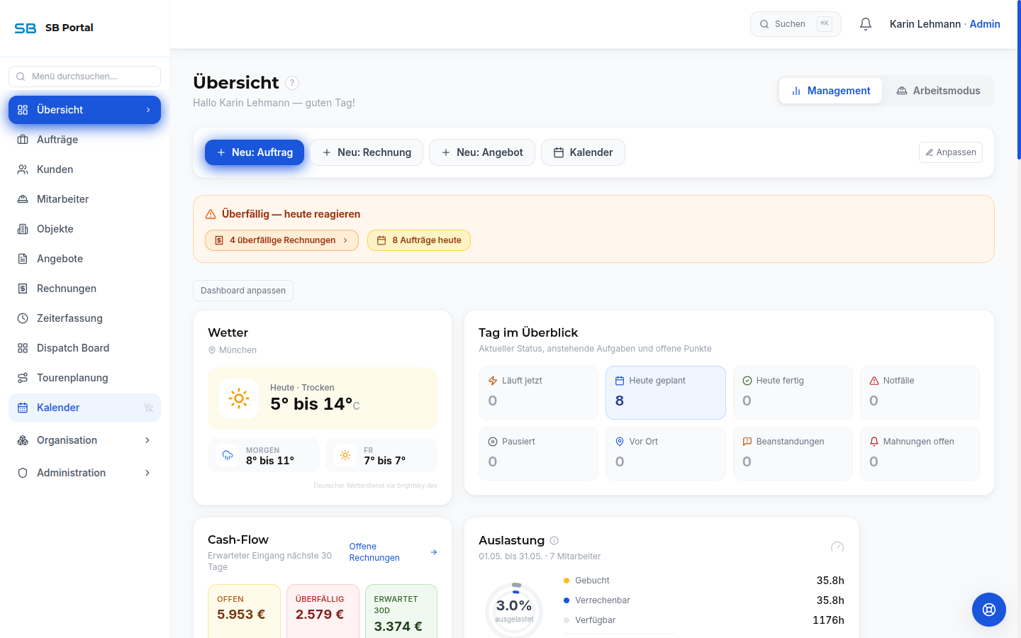 SB Portal Dashboard